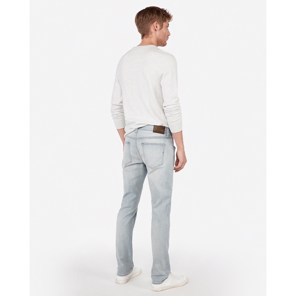 Skinny Light Wash Hyper Stretch Jean - Picture 3 of 3